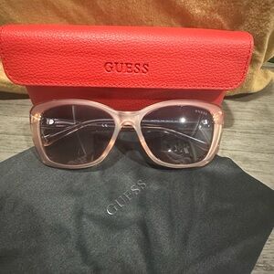 Guess Blush Sunglasses with Scarlet Case